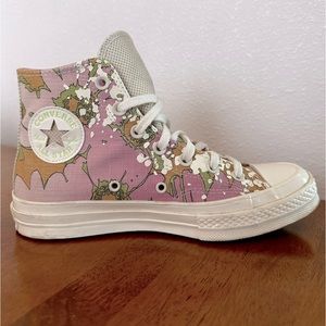Converse Chuck Taylor 70 high top beyond pink+olive aura